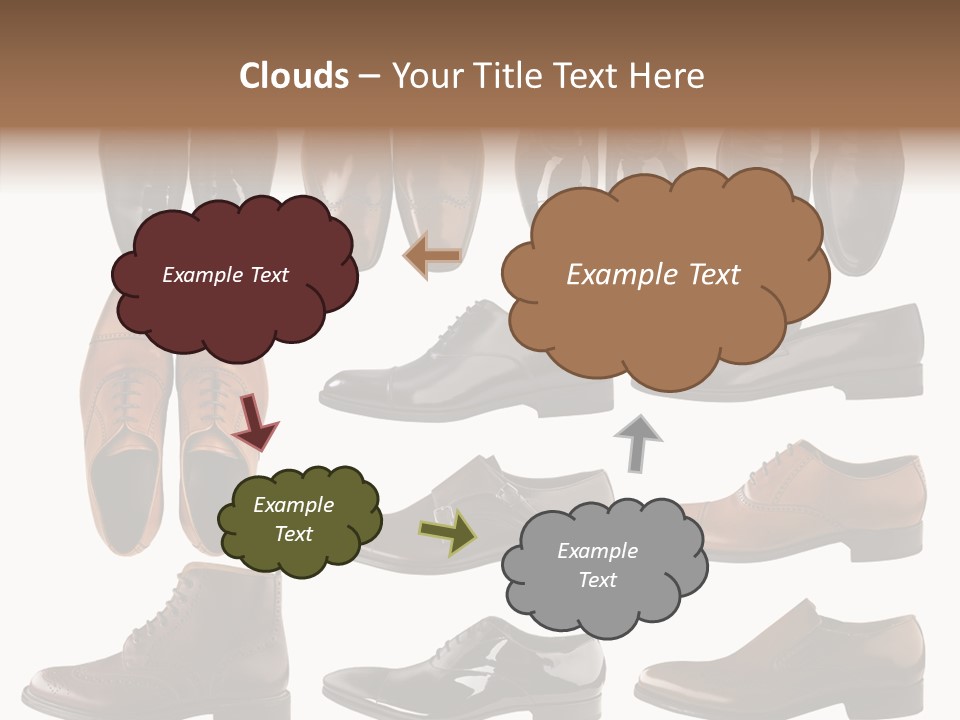 Buckle Leather Design PowerPoint Template