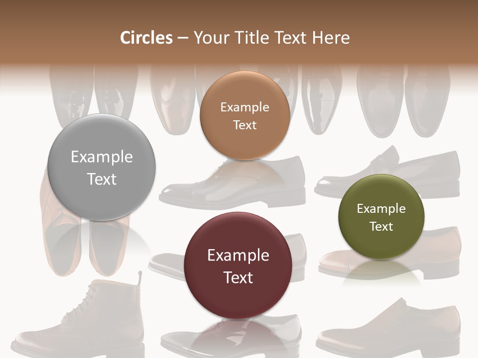 Buckle Leather Design PowerPoint Template