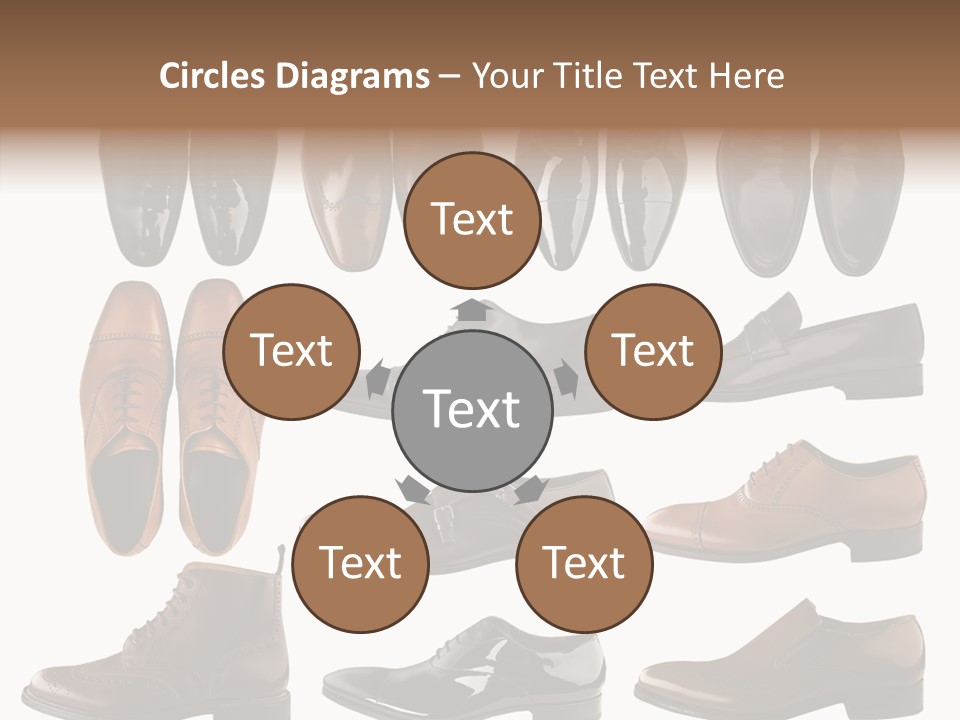 Buckle Leather Design PowerPoint Template