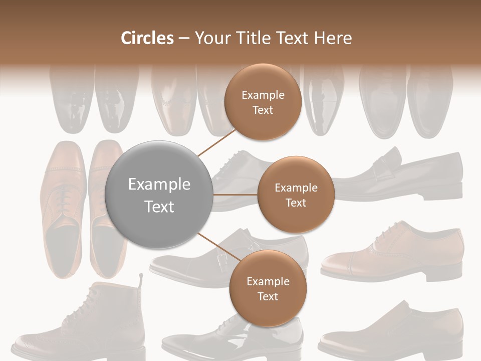 Buckle Leather Design PowerPoint Template