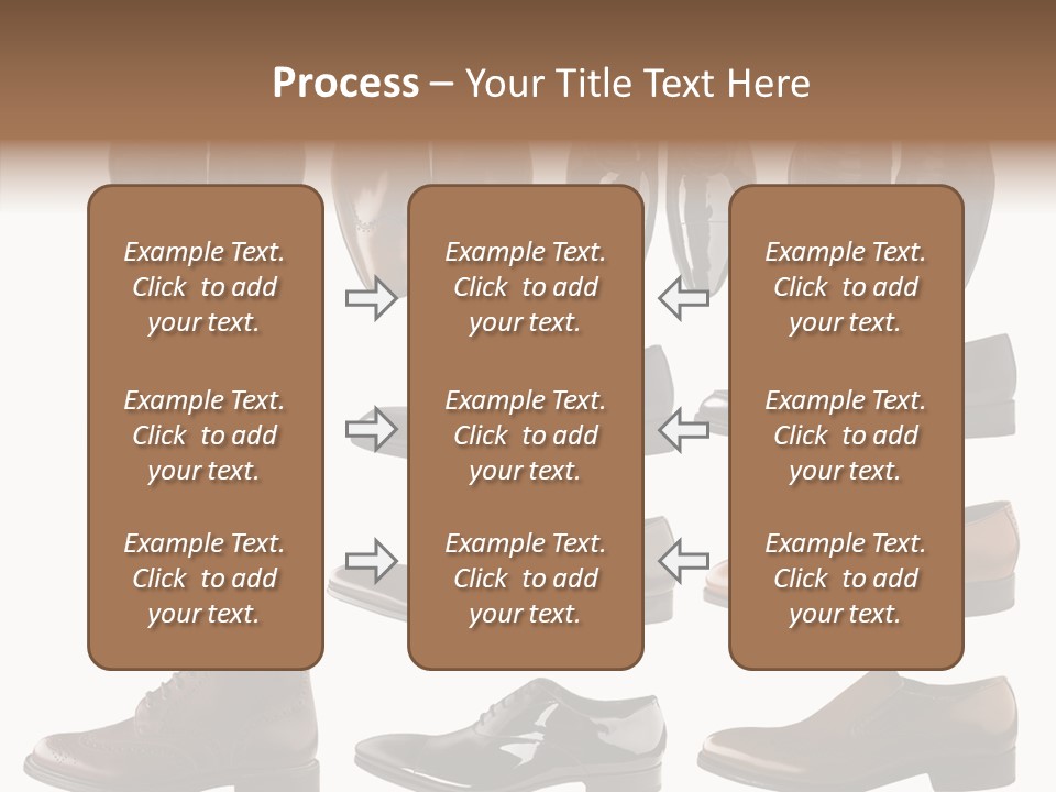 Buckle Leather Design PowerPoint Template