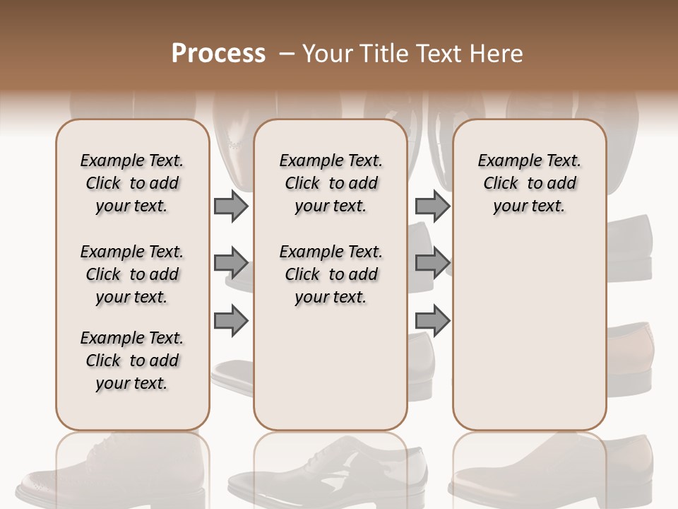Buckle Leather Design PowerPoint Template