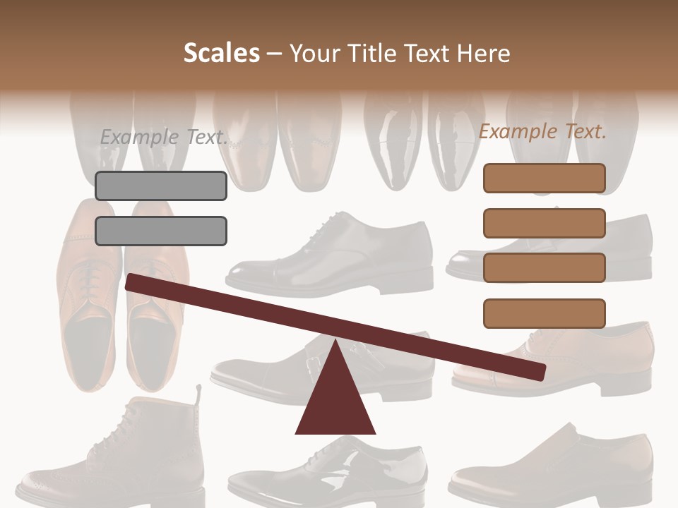 Buckle Leather Design PowerPoint Template