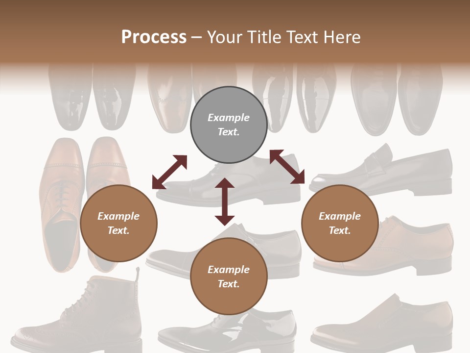 Buckle Leather Design PowerPoint Template
