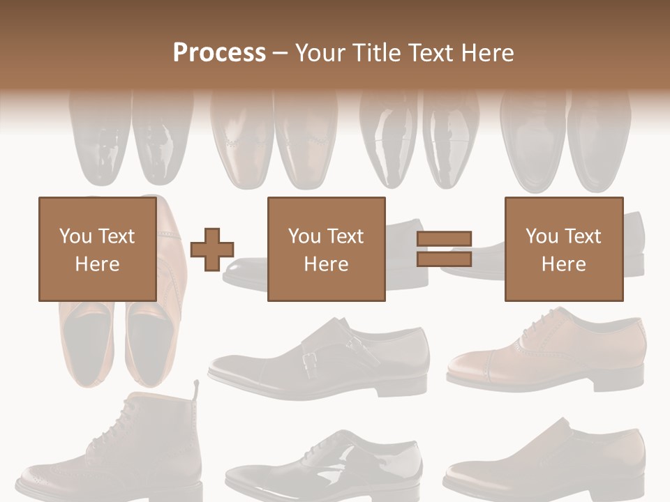 Buckle Leather Design PowerPoint Template
