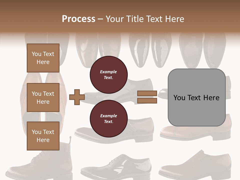 Buckle Leather Design PowerPoint Template