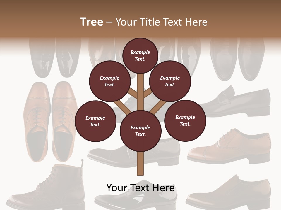 Buckle Leather Design PowerPoint Template