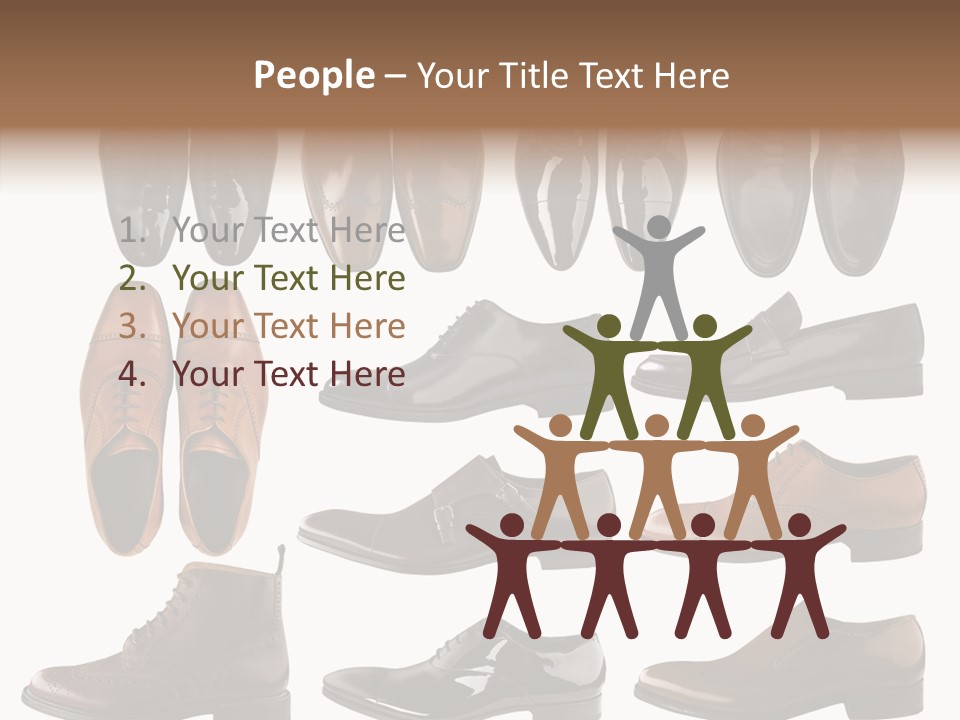 Buckle Leather Design PowerPoint Template