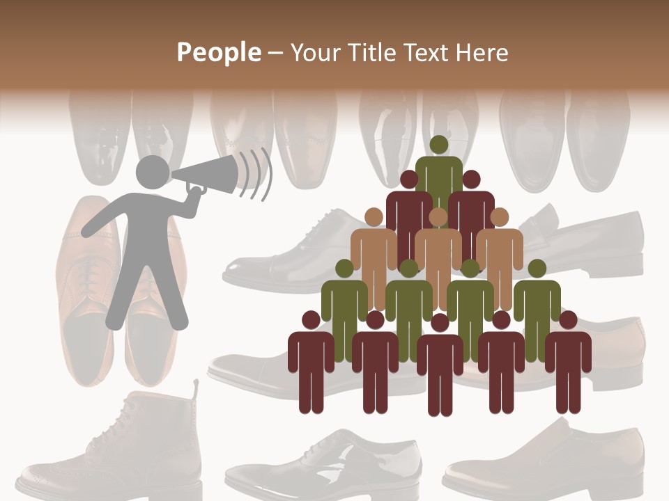 Buckle Leather Design PowerPoint Template