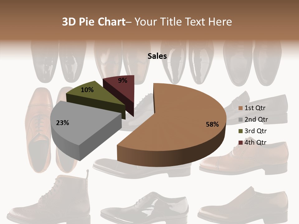 Buckle Leather Design PowerPoint Template