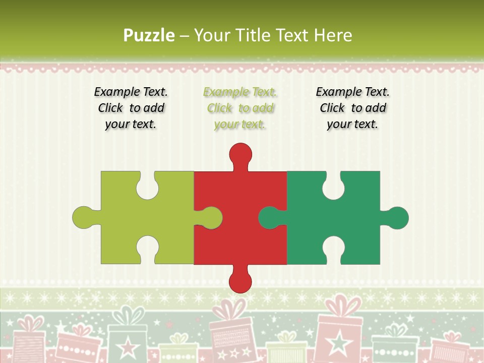 Illustration Abstract Clipart PowerPoint Template