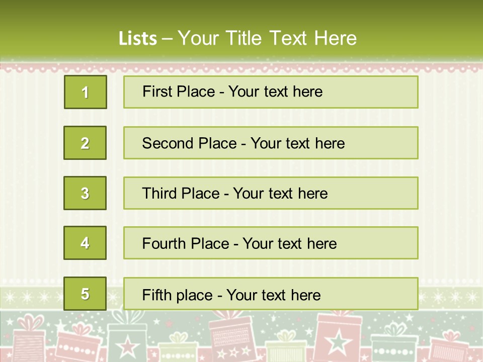 Illustration Abstract Clipart PowerPoint Template