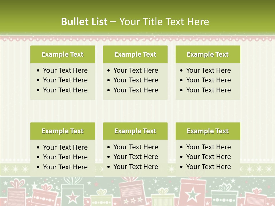 Illustration Abstract Clipart PowerPoint Template