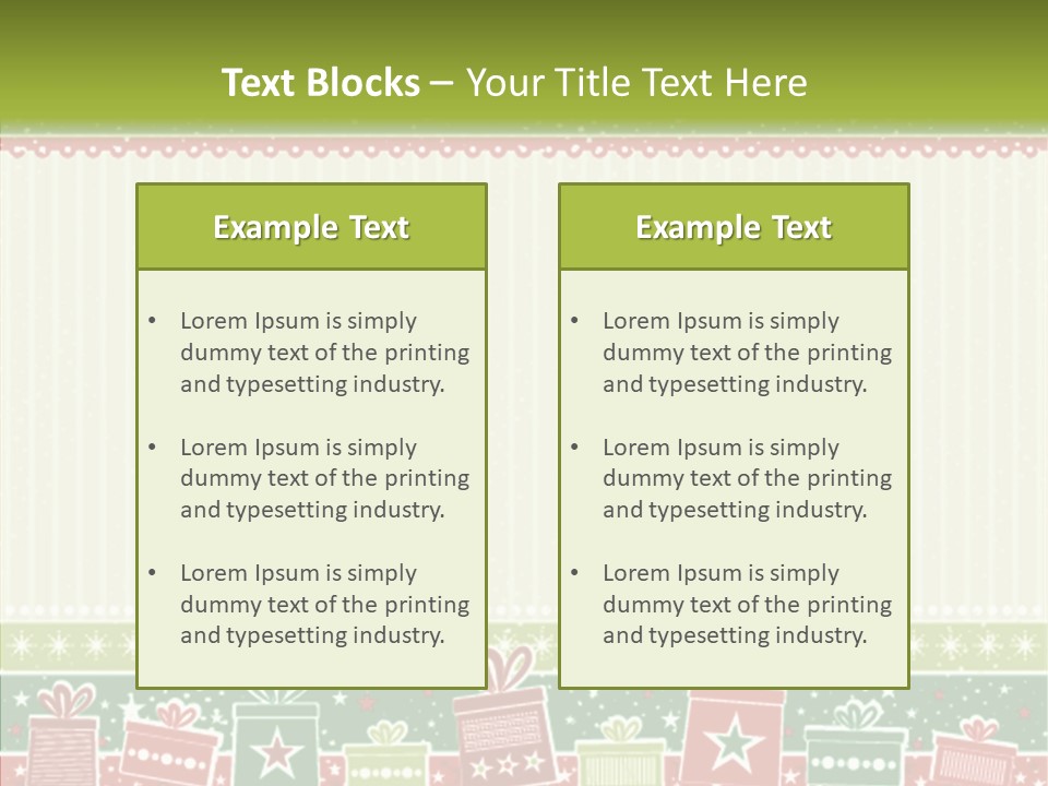 Illustration Abstract Clipart PowerPoint Template
