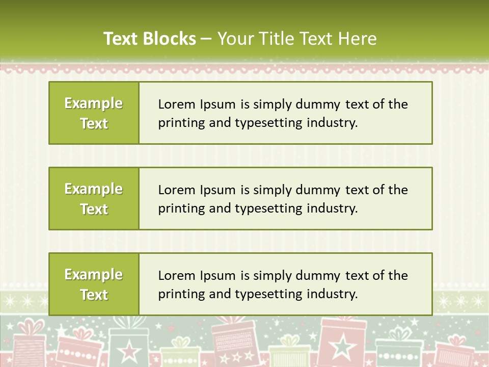 Illustration Abstract Clipart PowerPoint Template