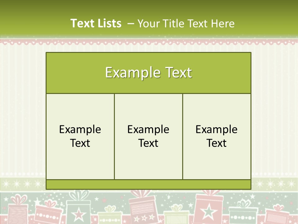 Illustration Abstract Clipart PowerPoint Template