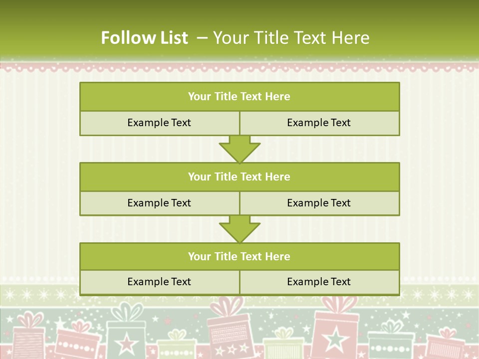 Illustration Abstract Clipart PowerPoint Template