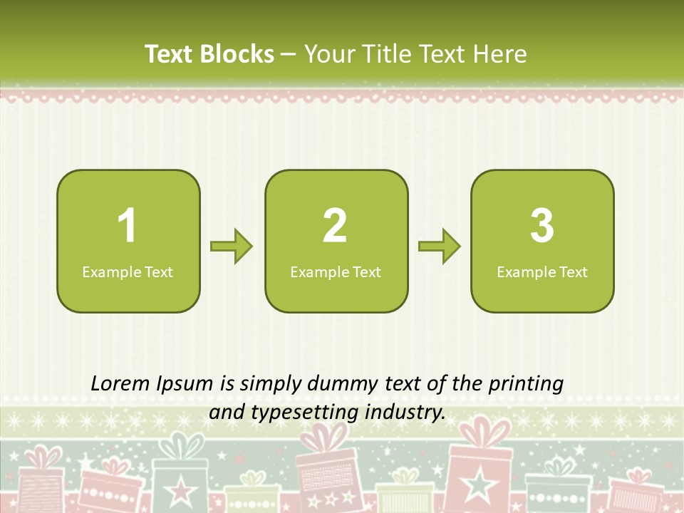 Illustration Abstract Clipart PowerPoint Template