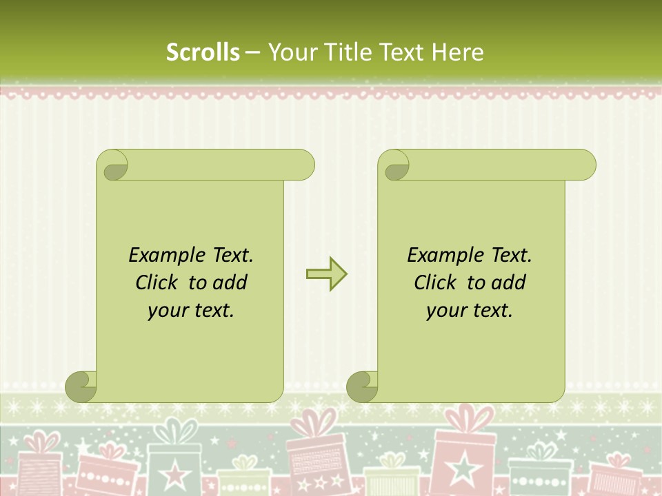 Illustration Abstract Clipart PowerPoint Template