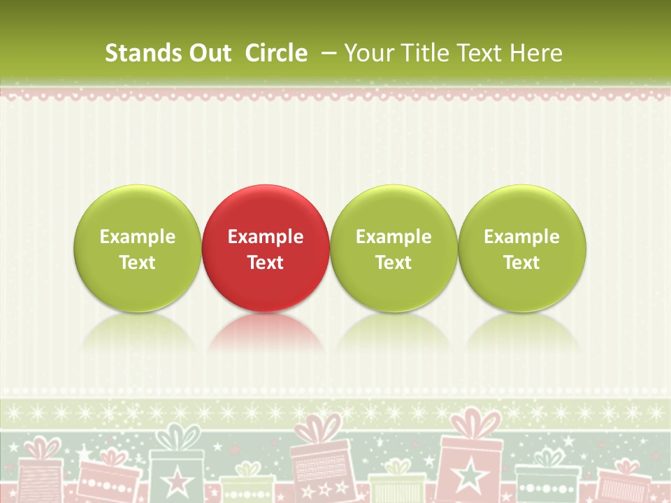 Illustration Abstract Clipart PowerPoint Template