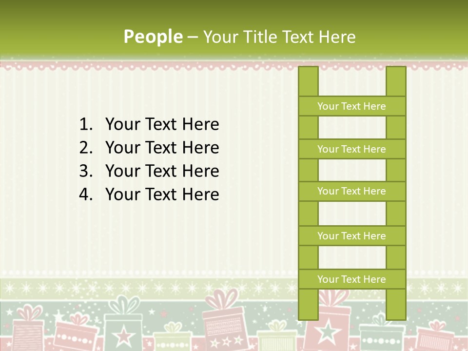 Illustration Abstract Clipart PowerPoint Template