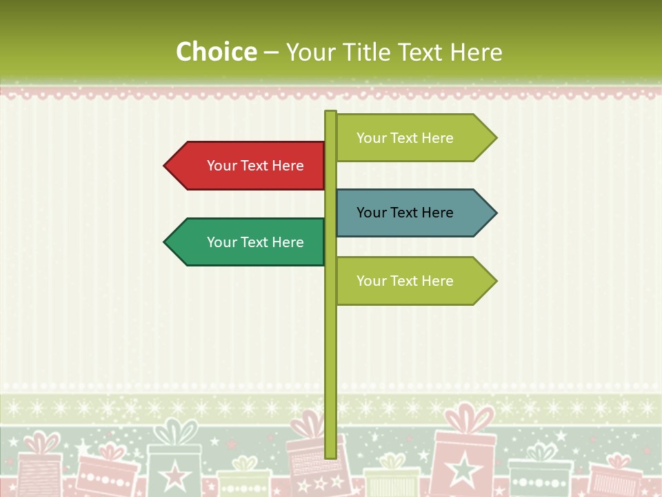 Illustration Abstract Clipart PowerPoint Template