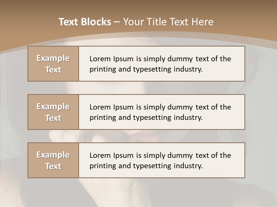 Smile Facial Green PowerPoint Template