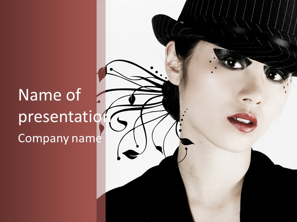 Style Fashionista Modeling PowerPoint Template