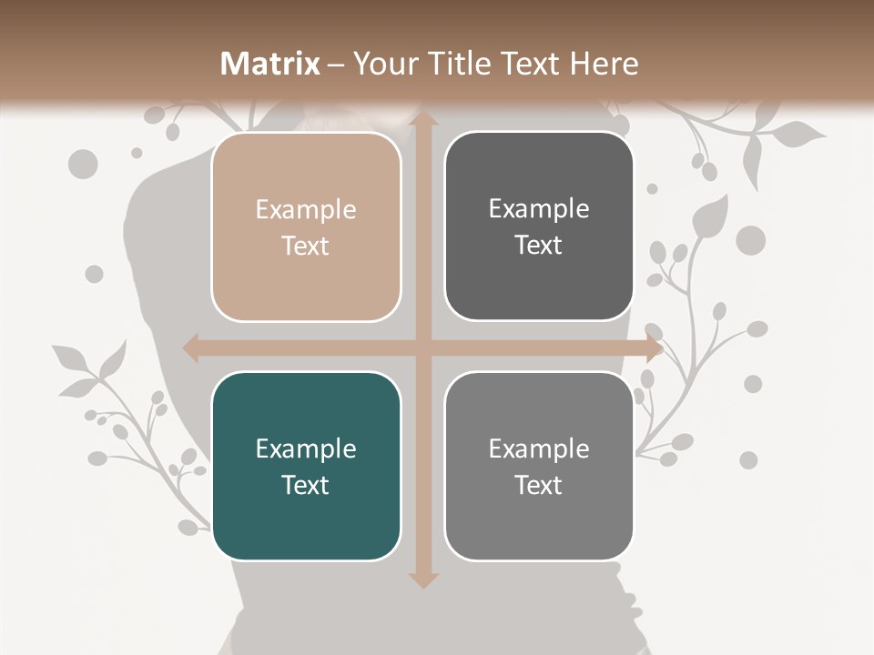 Close Modeling Stylish PowerPoint Template