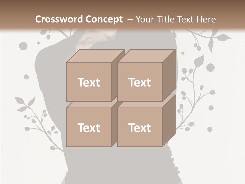 Close Modeling Stylish PowerPoint Template
