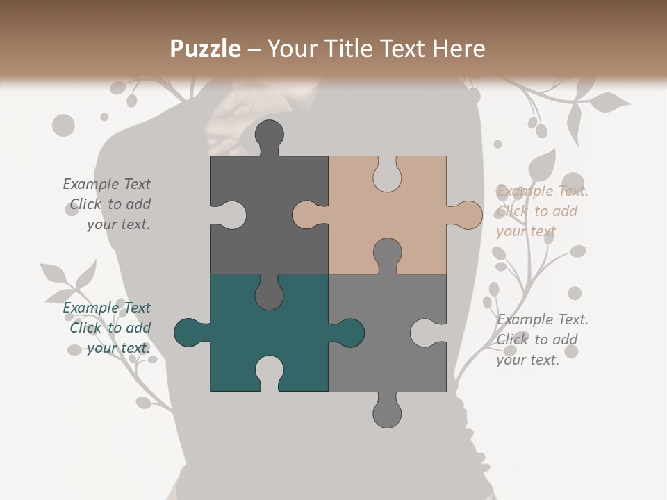 Close Modeling Stylish PowerPoint Template