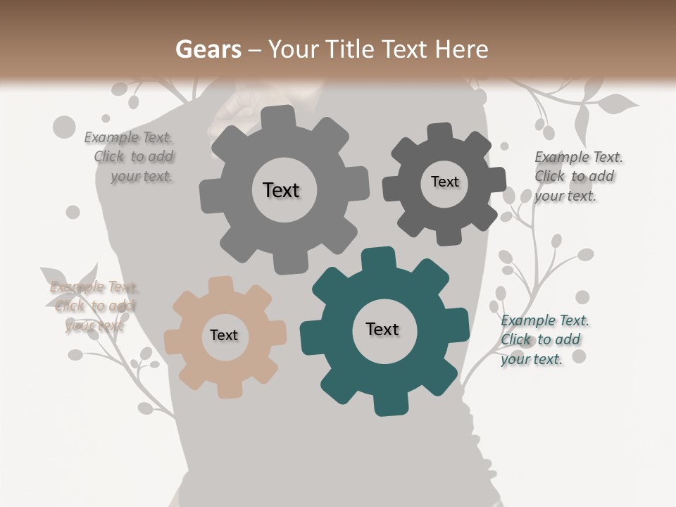 Close Modeling Stylish PowerPoint Template