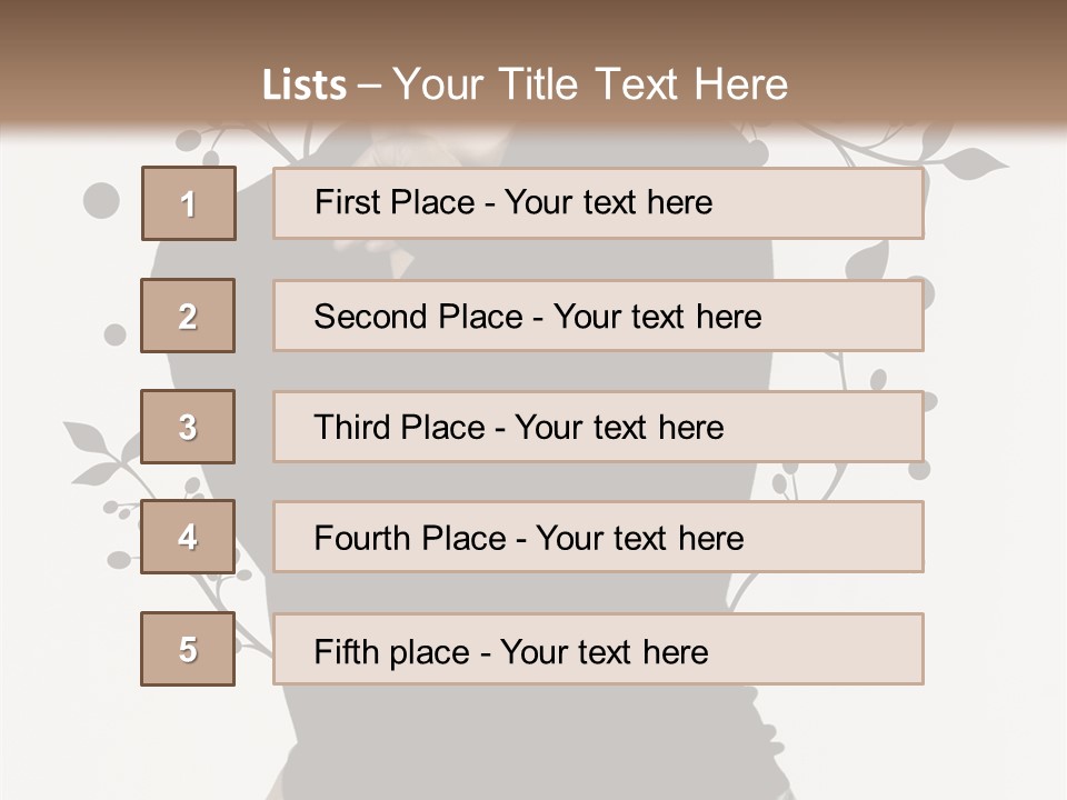 Close Modeling Stylish PowerPoint Template