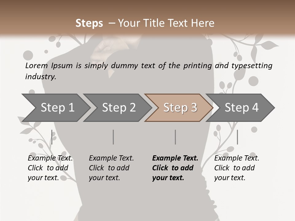 Close Modeling Stylish PowerPoint Template