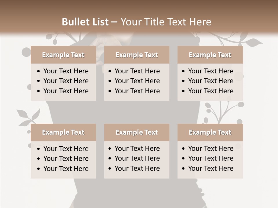 Close Modeling Stylish PowerPoint Template