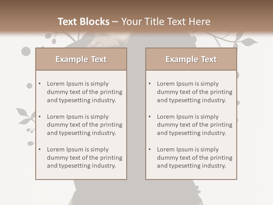 Close Modeling Stylish PowerPoint Template