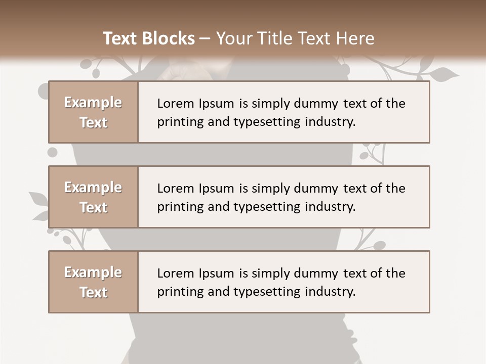 Close Modeling Stylish PowerPoint Template