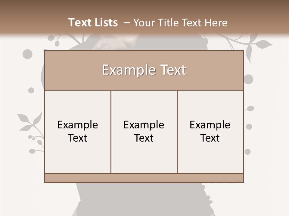 Close Modeling Stylish PowerPoint Template