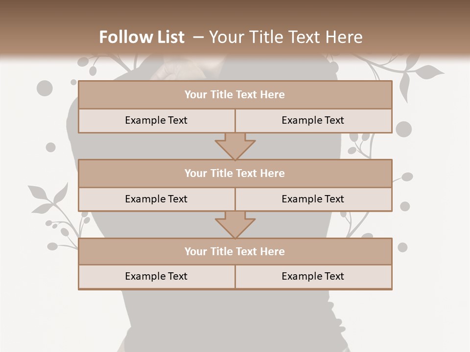 Close Modeling Stylish PowerPoint Template