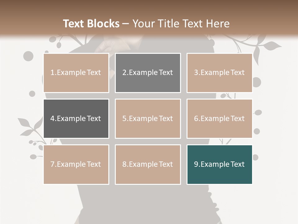 Close Modeling Stylish PowerPoint Template