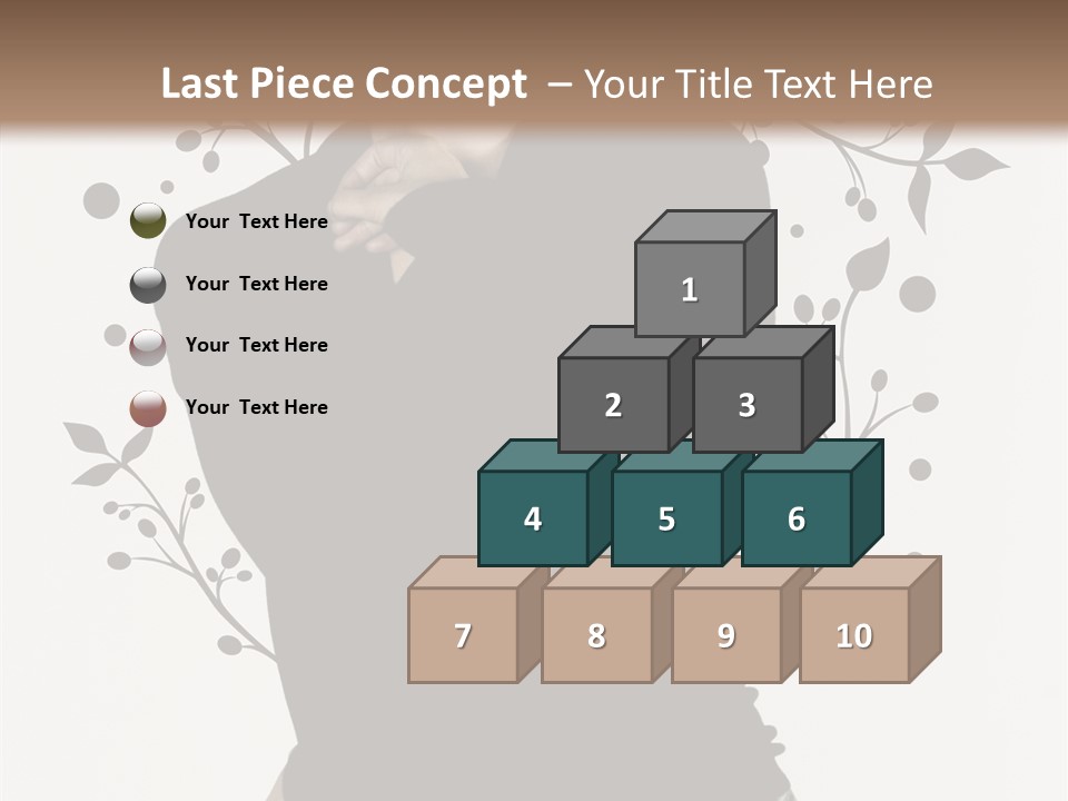 Close Modeling Stylish PowerPoint Template