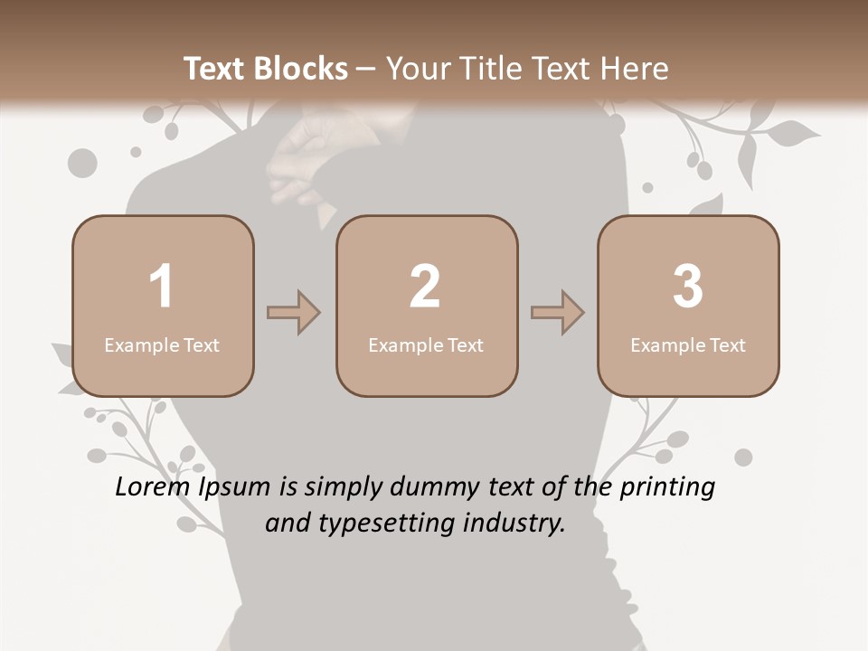 Close Modeling Stylish PowerPoint Template