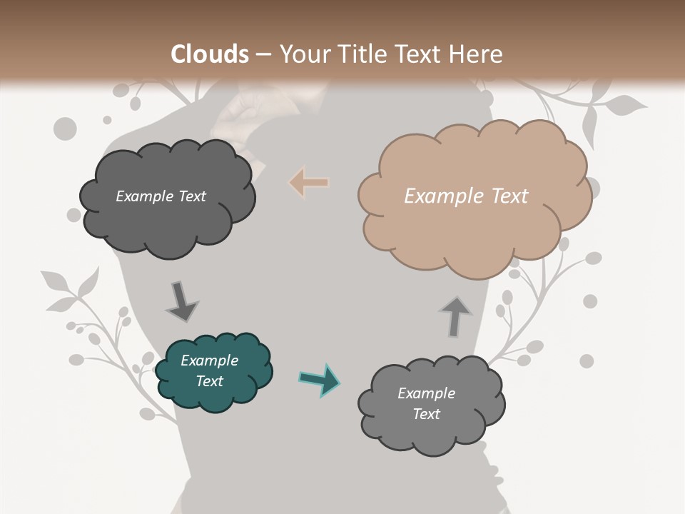 Close Modeling Stylish PowerPoint Template