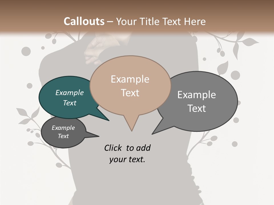 Close Modeling Stylish PowerPoint Template