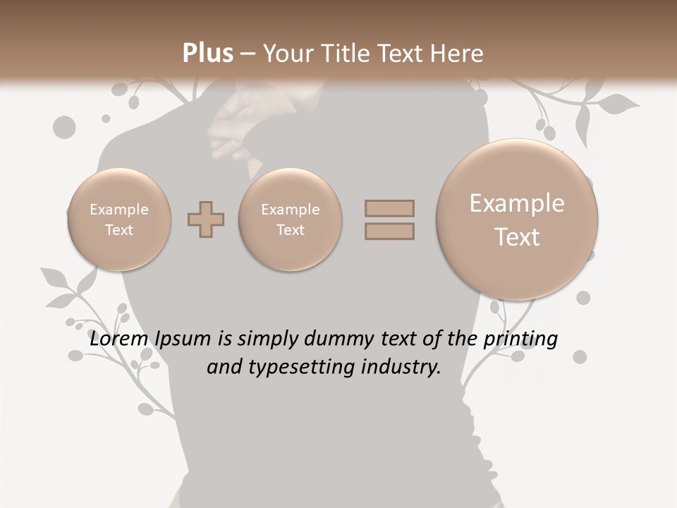 Close Modeling Stylish PowerPoint Template