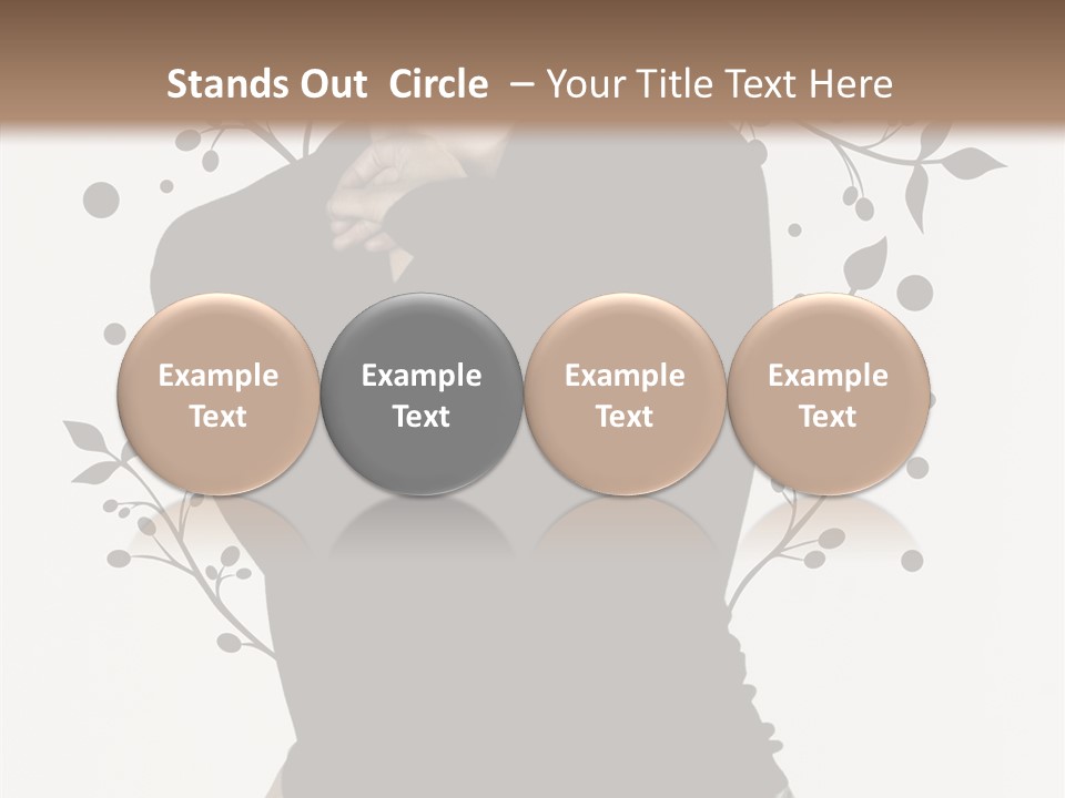 Close Modeling Stylish PowerPoint Template