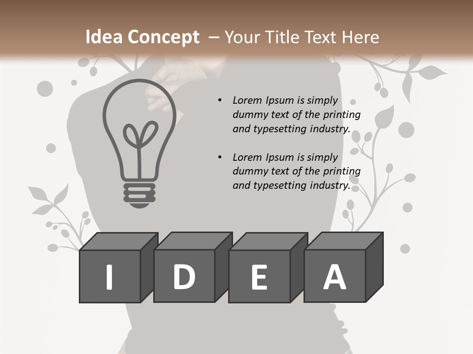 Close Modeling Stylish PowerPoint Template