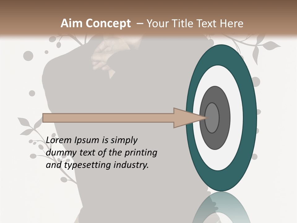 Close Modeling Stylish PowerPoint Template