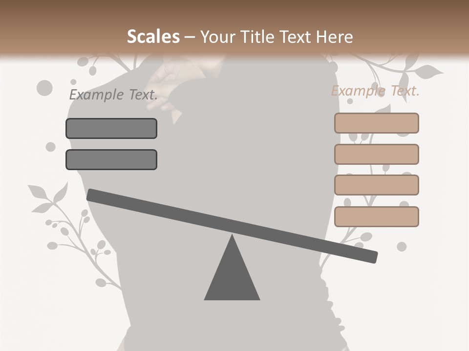 Close Modeling Stylish PowerPoint Template