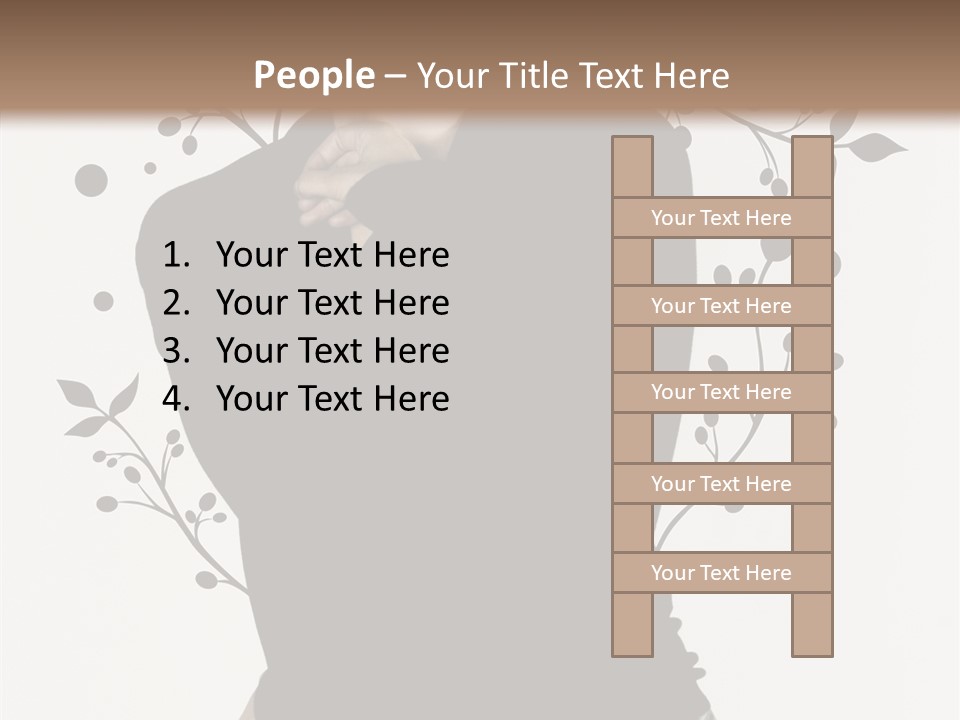 Close Modeling Stylish PowerPoint Template